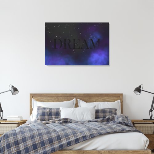 Dream Space Nebula Canvas Print