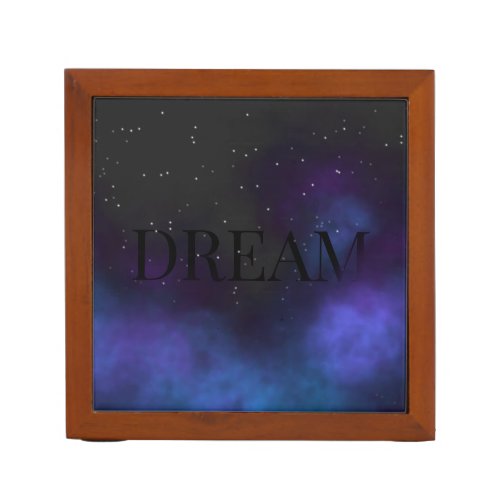Dream Space Nebula Desk Organizer