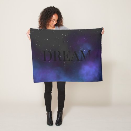 Dream Space Nebula Fleece Blanket