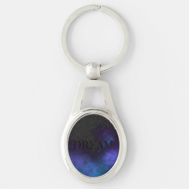Dream Space Nebula Keychain (Front)
