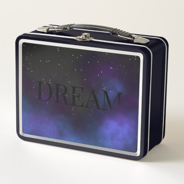 Dream Space Nebula Metal Lunch Box (Front)