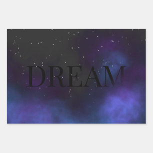 Dream Space Nebula Wrapping Paper Sheets