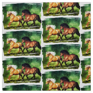 Dream Team-Icelandic Horses Fabric