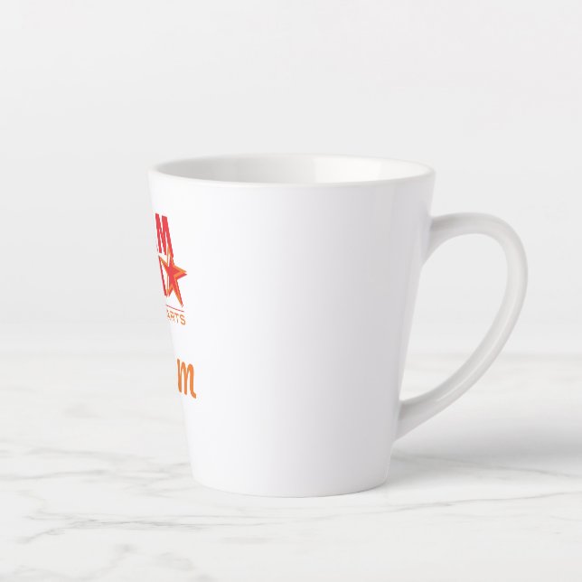 Dream Team mom- latte mug (Right)