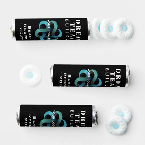 Dream Team Team Building Company Logo Black Breath Savers Mints