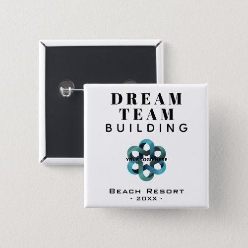 Dream Team Team Building Company Logo Button