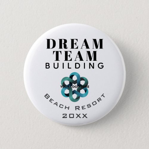 Dream Team _ Team Building Company Logo Employee Button