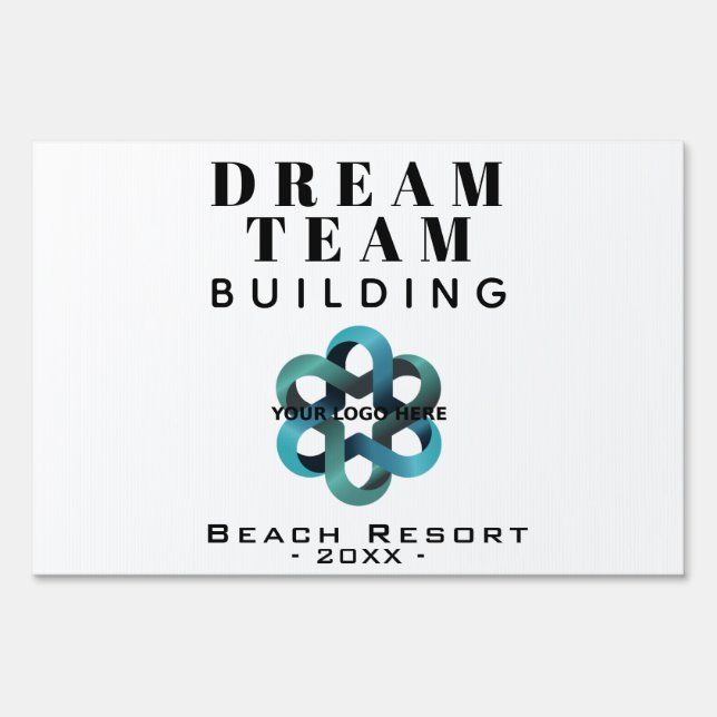 Dream Team - Team Building Company Logo Sign (Front)