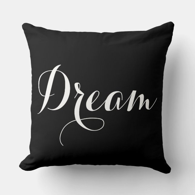 Dream Throw Pillow (Front)