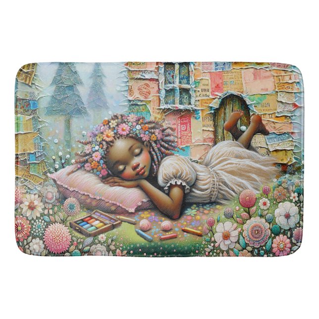 Dream Time Bath Mat (Front)