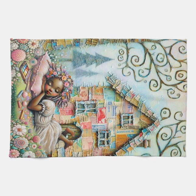 Dream Time Kitchen Towel (Horizontal)