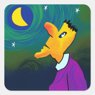 dream time square sticker