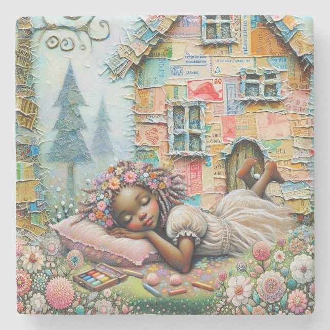 Dream Time Stone Coaster (Front)