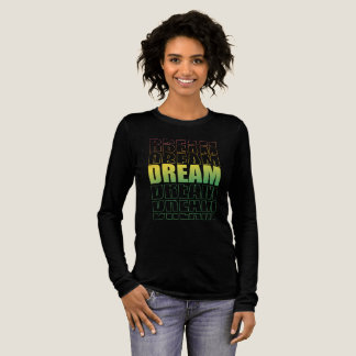 Dream Typography – Gradient Aesthetic Motivational Tri-Blend Shirt