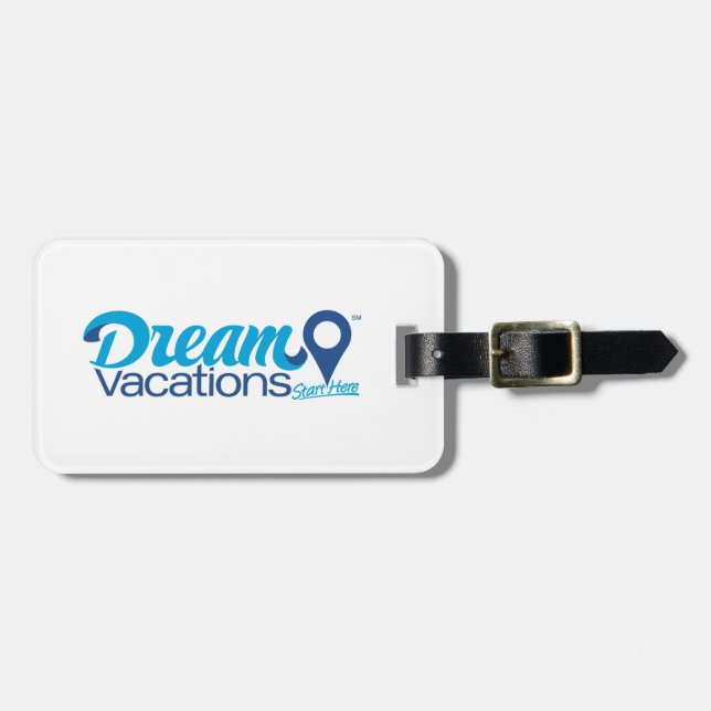 Dream Vacations Luggage Tag (Front Horizontal)