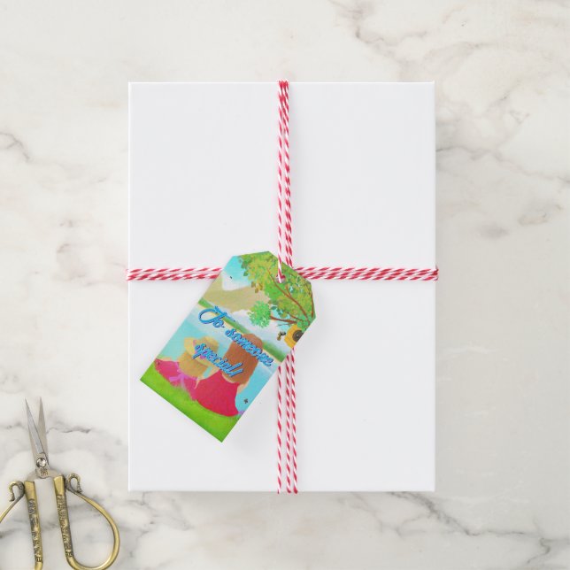 Dream View Gift Tag (With Twine)