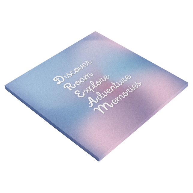 DREAM WallArt: Discove Roam Explor Adventur Memor Gallery Wrap (3/4)