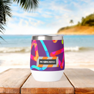 Dream Wave Festival - Arcade Crunch 2 Thermal Wine Tumbler