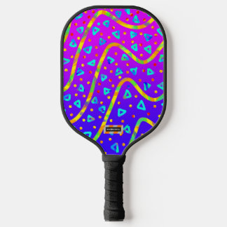 Dream Wave Festival - Cool Candy Rain Pickleball Paddle