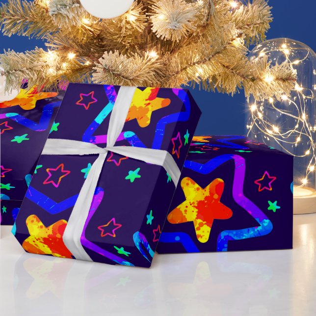 Dream Wave Festival - Starlight Delight Wrapping Paper (Holidays)