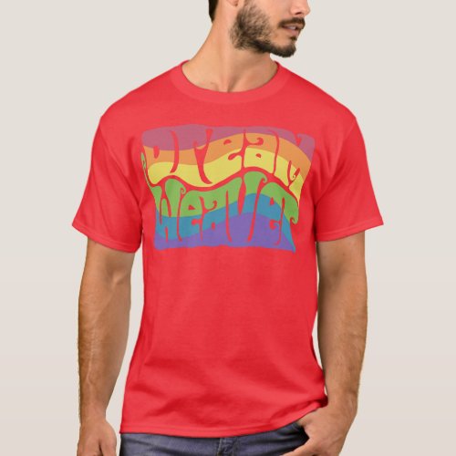 Dream Weaver Rainbow Word Art T_Shirt