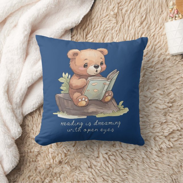 Dream with open eyes throw pillow (Blanket)