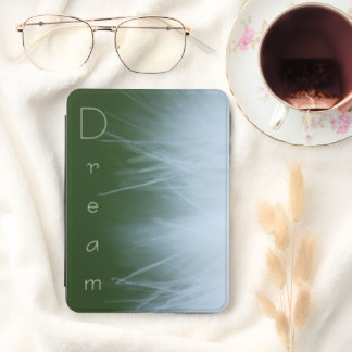 "Dream" with Wispy Dandelion Fluff Background Kindle Cover