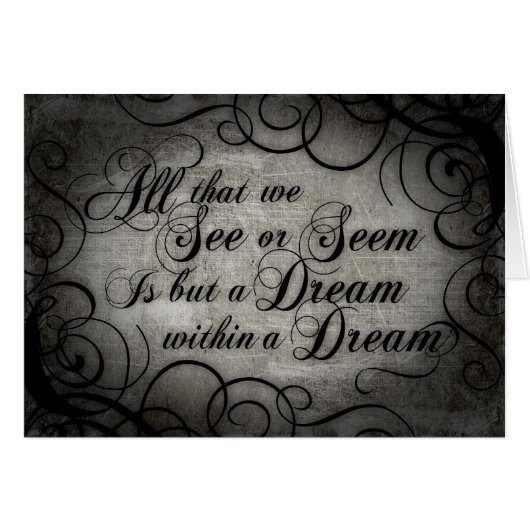 Dream Within A Dream Cards (Front Horizontal)