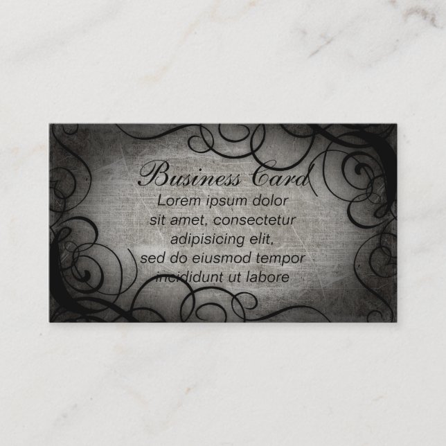 Dream Within A Dream Coordinates Business Card (Front)