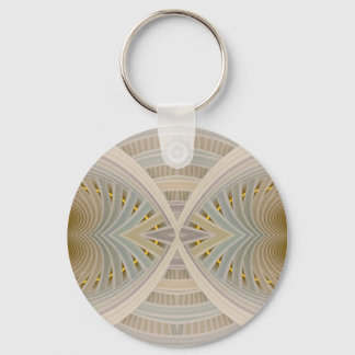 Dream Within A Dream Pastel Abstract Chevrons Keychain