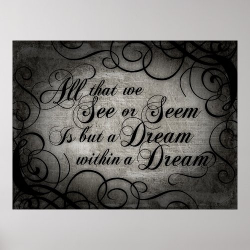 Dream Within A Dream Poster