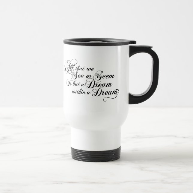 Dream Within A Dream Travel Mug (Right)