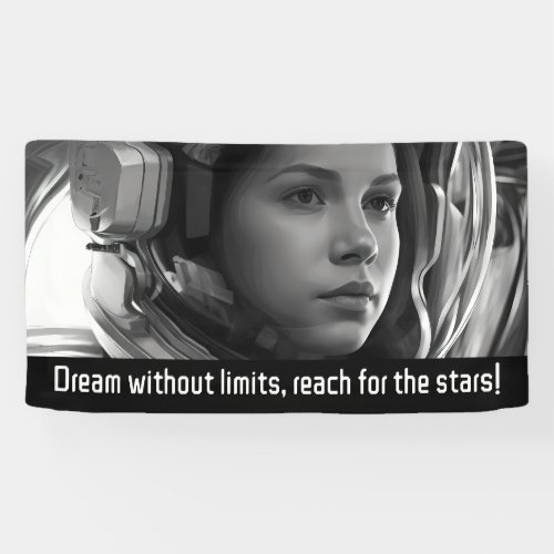 Dream without limits reach for the stars   banner
