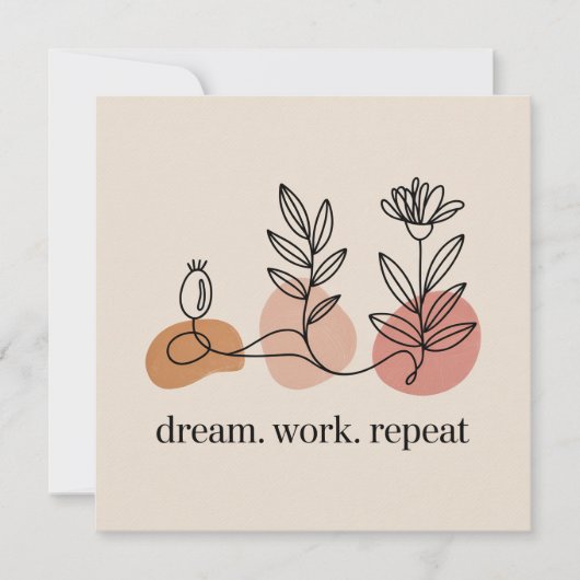 Dream. Work. Repeat (Front)