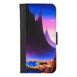 Dream World Oil Painting iPhone 8/7 Wallet Case