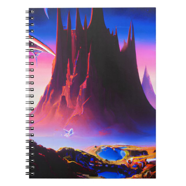 Dream World Oil Painting Notebook (Front)