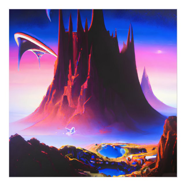 Dream World Oil Painting Photo Print (Front)