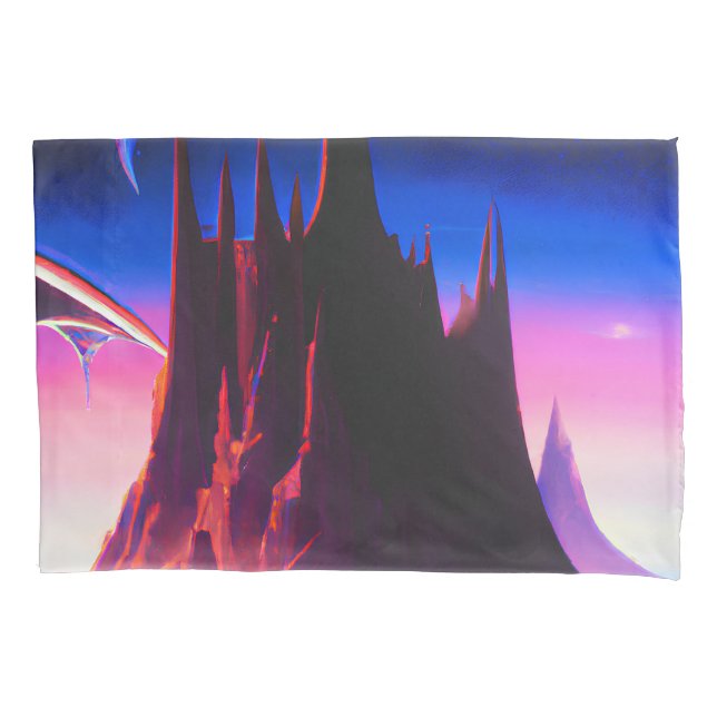 Dream World Oil Painting Pillow Case (Front)