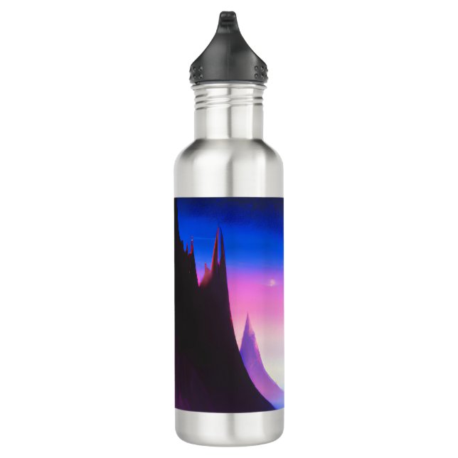 Dream World Oil Painting Stainless Steel Water Bottle (Right)