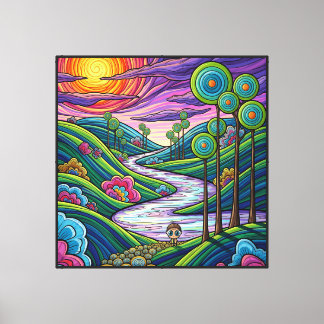 Dream World Picture Art 0030378 Canvas Print