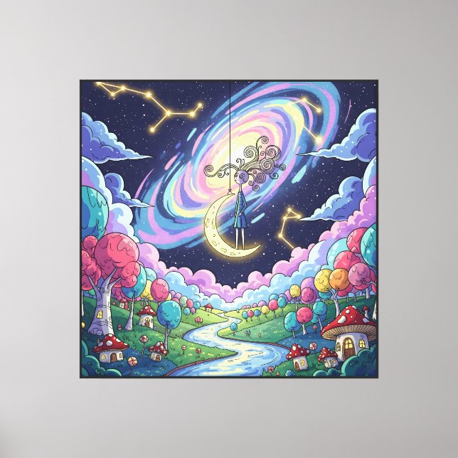 Dream World Picture Art 0030483 Canvas Print (Front)