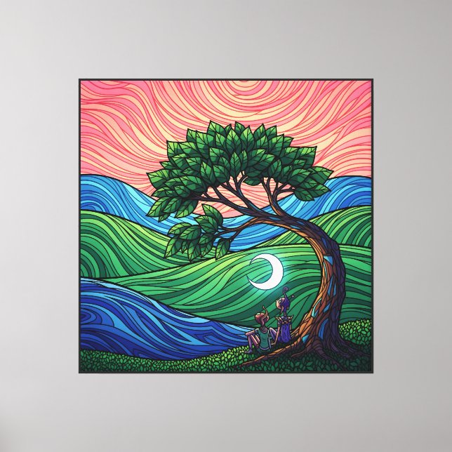 Dream World Picture Art 0030488 Canvas Print (Front)