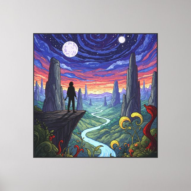 Dream World Picture Art 0030495 Canvas Print (Front)
