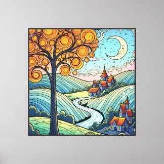 Dream World Picture Art 0030496 Canvas Print