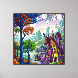 Dream World Picture Art 0030497 Canvas Print