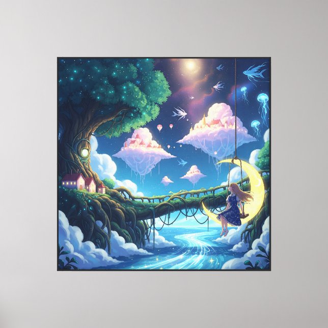 Dream World Picture Art 0030500 Canvas Print (Front)