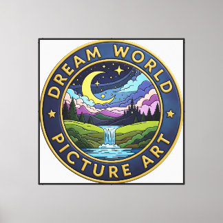 Dream World Picture Art Canvas Print