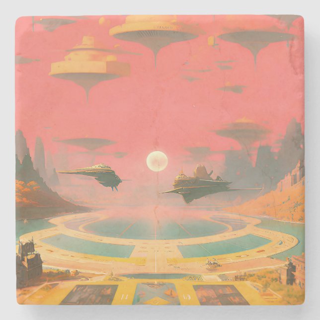 Dream World Stone Coaster (Front)