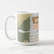 Dream your troubles in coffee- quote