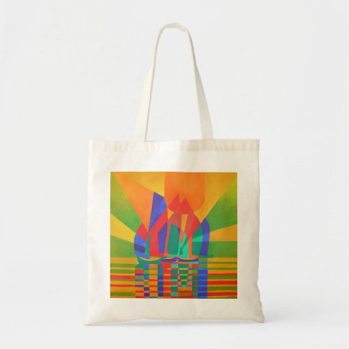 Dreamboat A Cubist Junk In Primary Colors Tote Bag